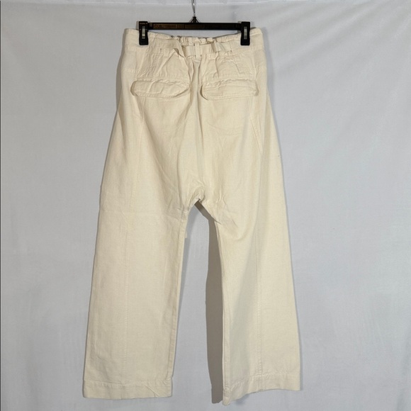 Free People Skyrider Relaxed Fit Pant Size S Cream Color NWOT - Picture 5 of 11